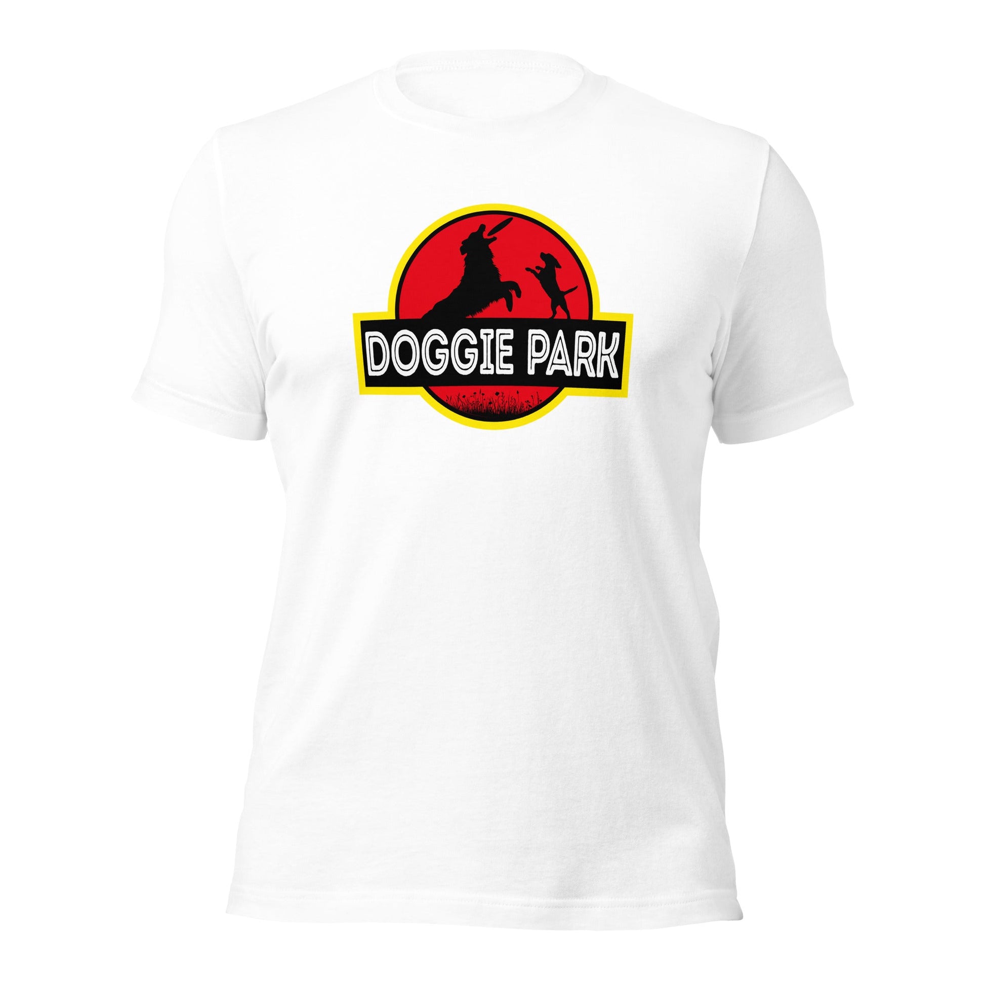 Doggie Park Jurassic Parody Pet Parent T-Shirt - Inken Image