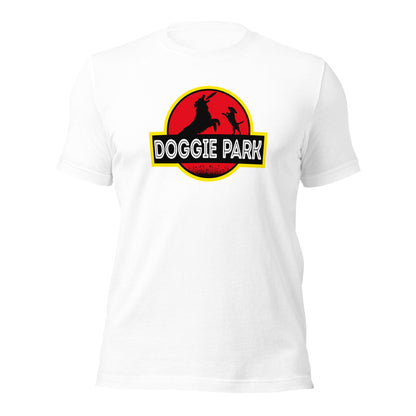 Doggie Park Jurassic Parody Pet Parent T-Shirt - Inken Image