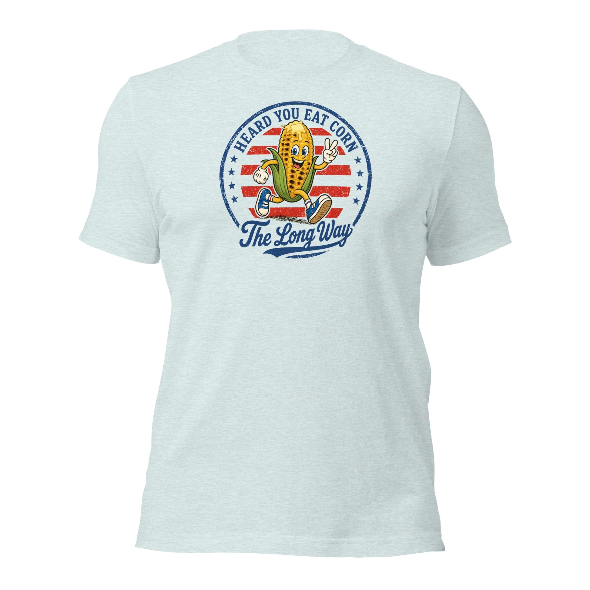 Eat Corn The Long Way Shirt Funny 4th of July BBQ Tee - Inken Image