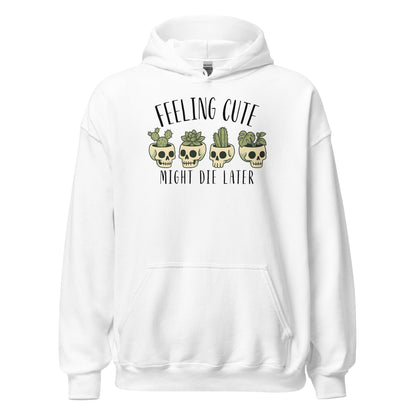 Feeling Cute Pot Heads Hoodie Cute Goth Plant Lover Sweatshirt - Inken Image