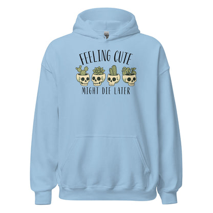 Feeling Cute Pot Heads Hoodie Cute Goth Plant Lover Sweatshirt - Inken Image