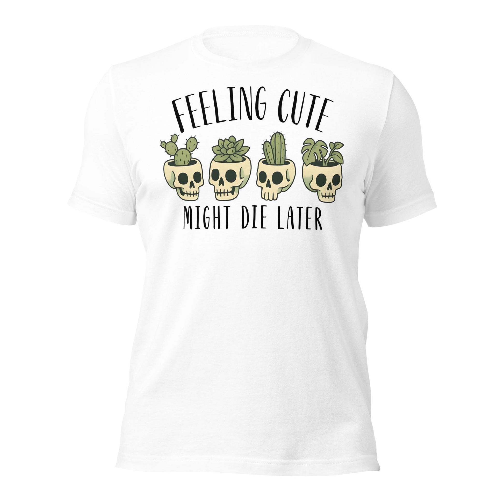 Feeling Cute Pot Heads Top Cute Goth Plant Lover Shirt - Inken Image