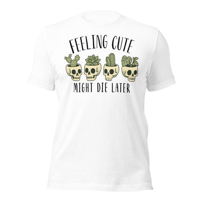 Feeling Cute Pot Heads Top Cute Goth Plant Lover Shirt - Inken Image