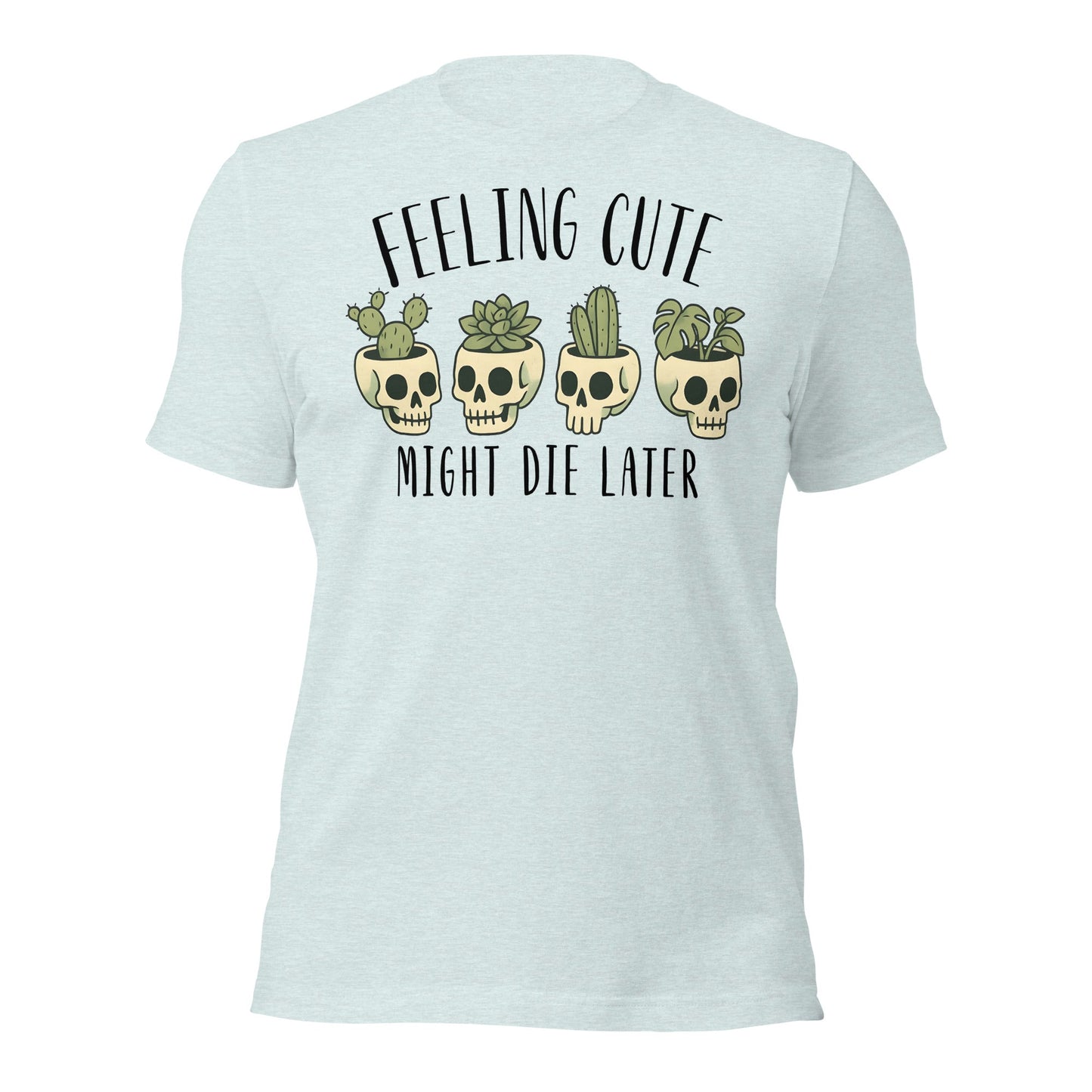 Feeling Cute Pot Heads Top Cute Goth Plant Lover Shirt - Inken Image