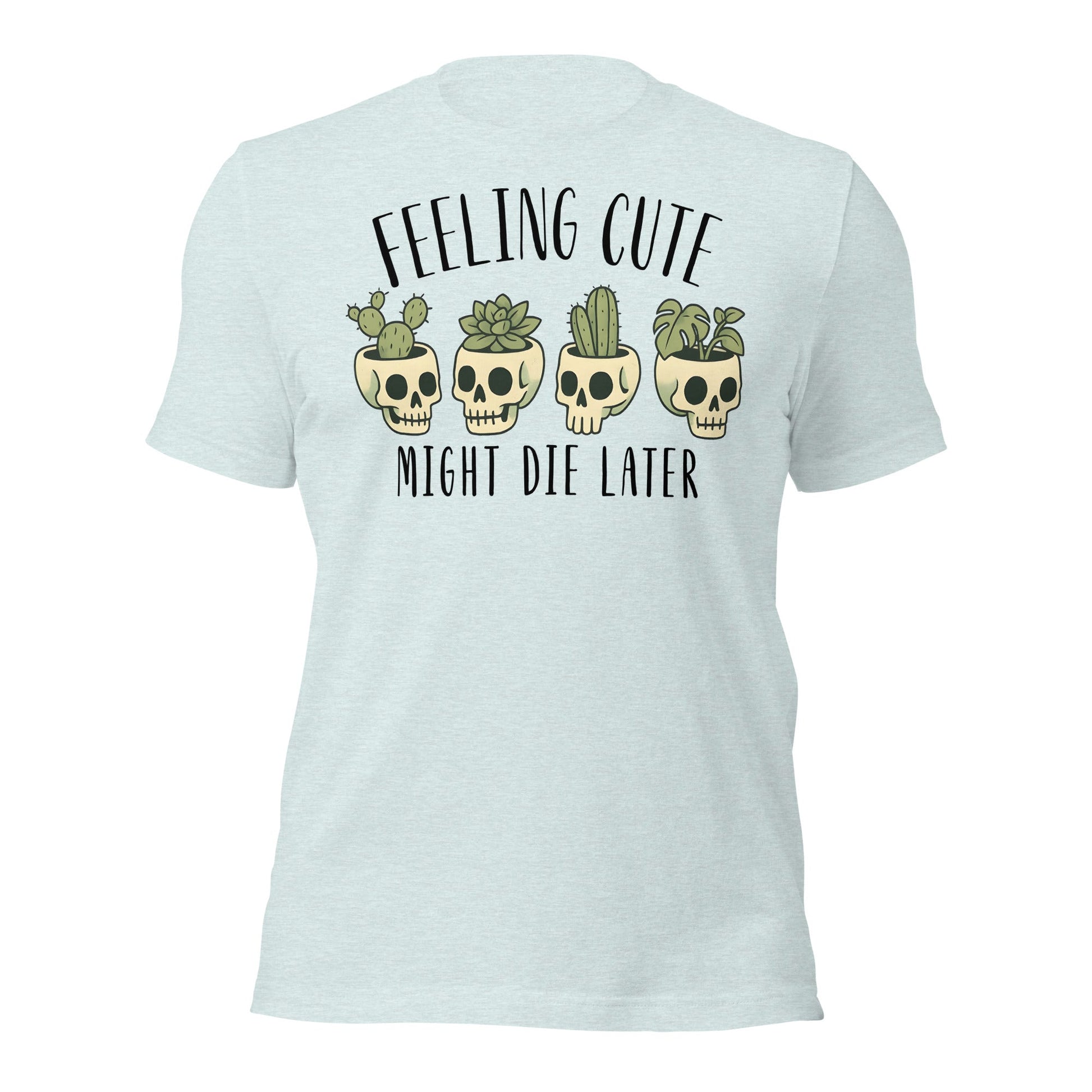 Feeling Cute Pot Heads Top Cute Goth Plant Lover Shirt - Inken Image