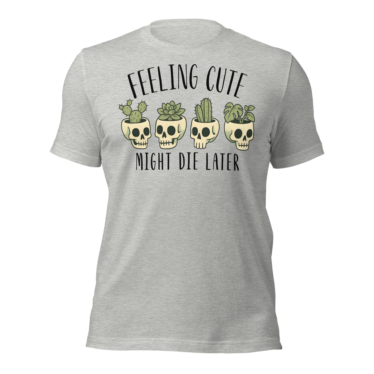 Feeling Cute Pot Heads Top Cute Goth Plant Lover Shirt - Inken Image