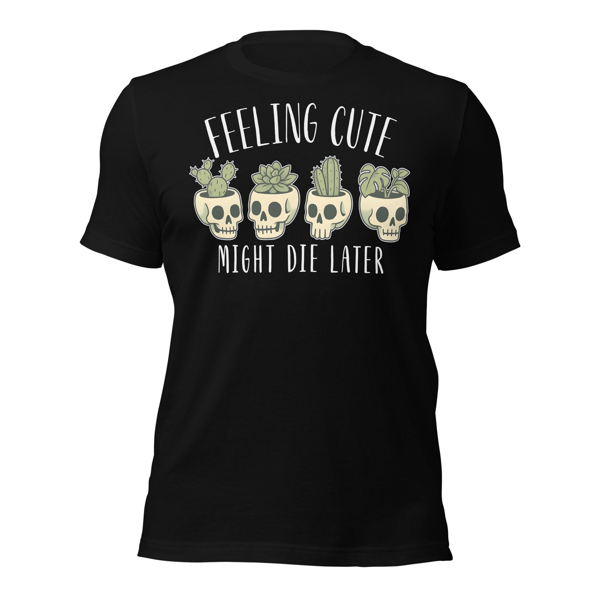Feeling Cute Pot Heads Top Cute Goth Plant Lover Shirt - Inken Image