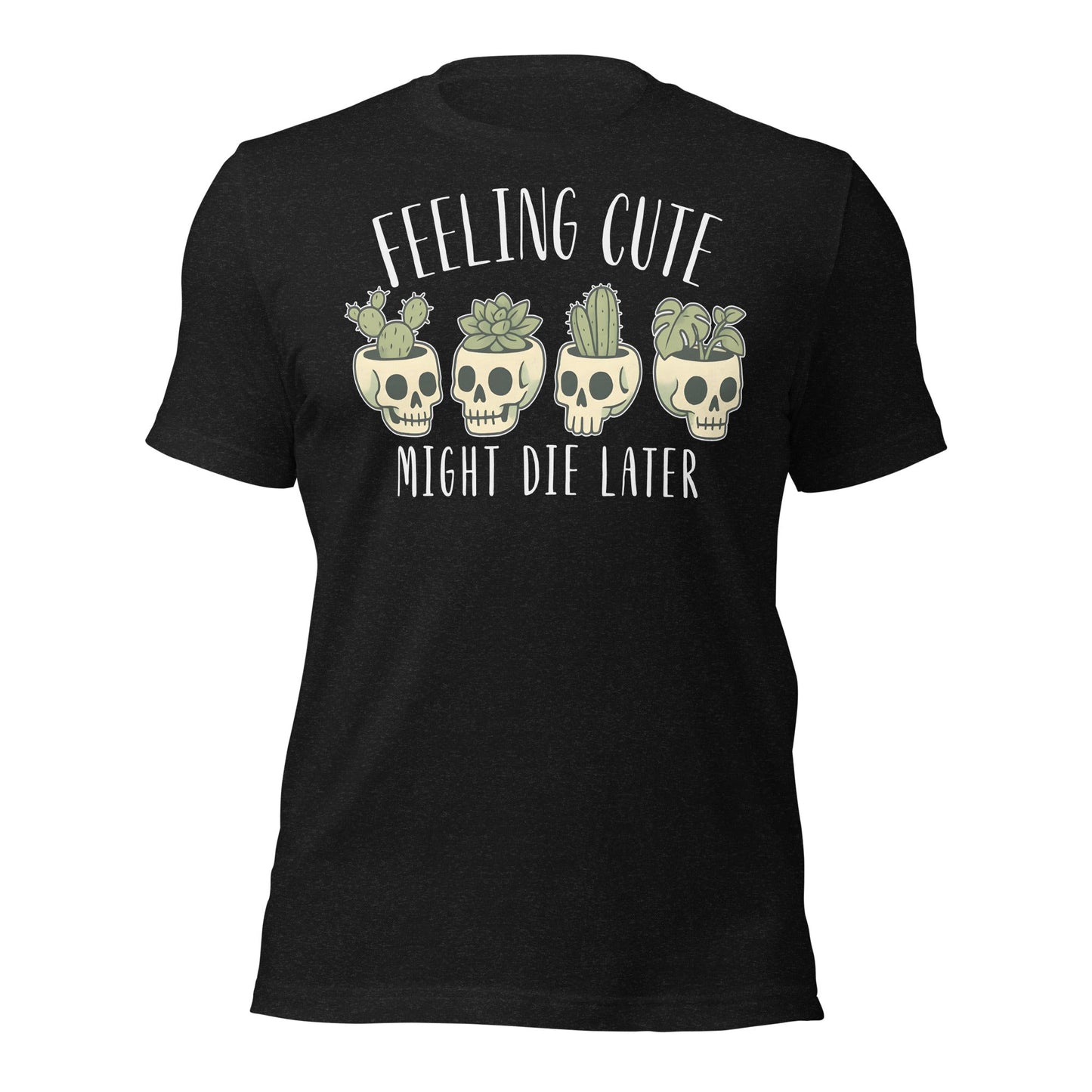 Feeling Cute Pot Heads Top Cute Goth Plant Lover Shirt - Inken Image