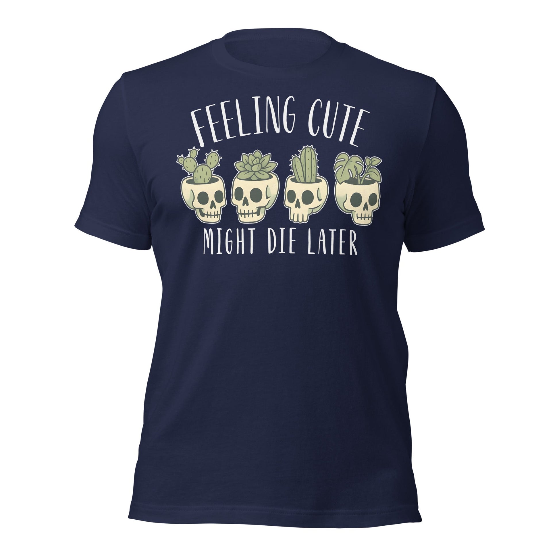 Feeling Cute Pot Heads Top Cute Goth Plant Lover Shirt - Inken Image