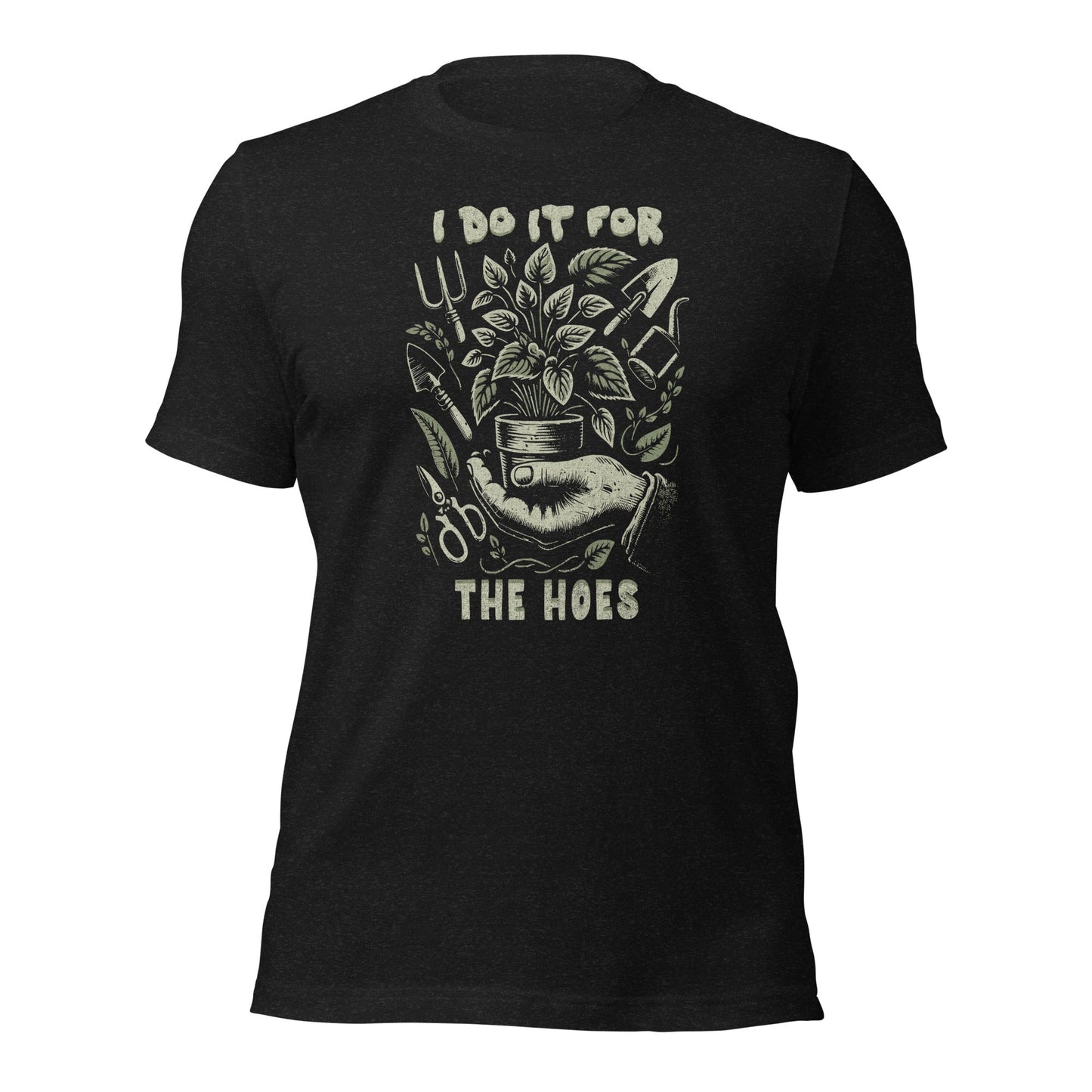 For the Hoes Shirt Vintage Botanical Humor Tee - Inken Image