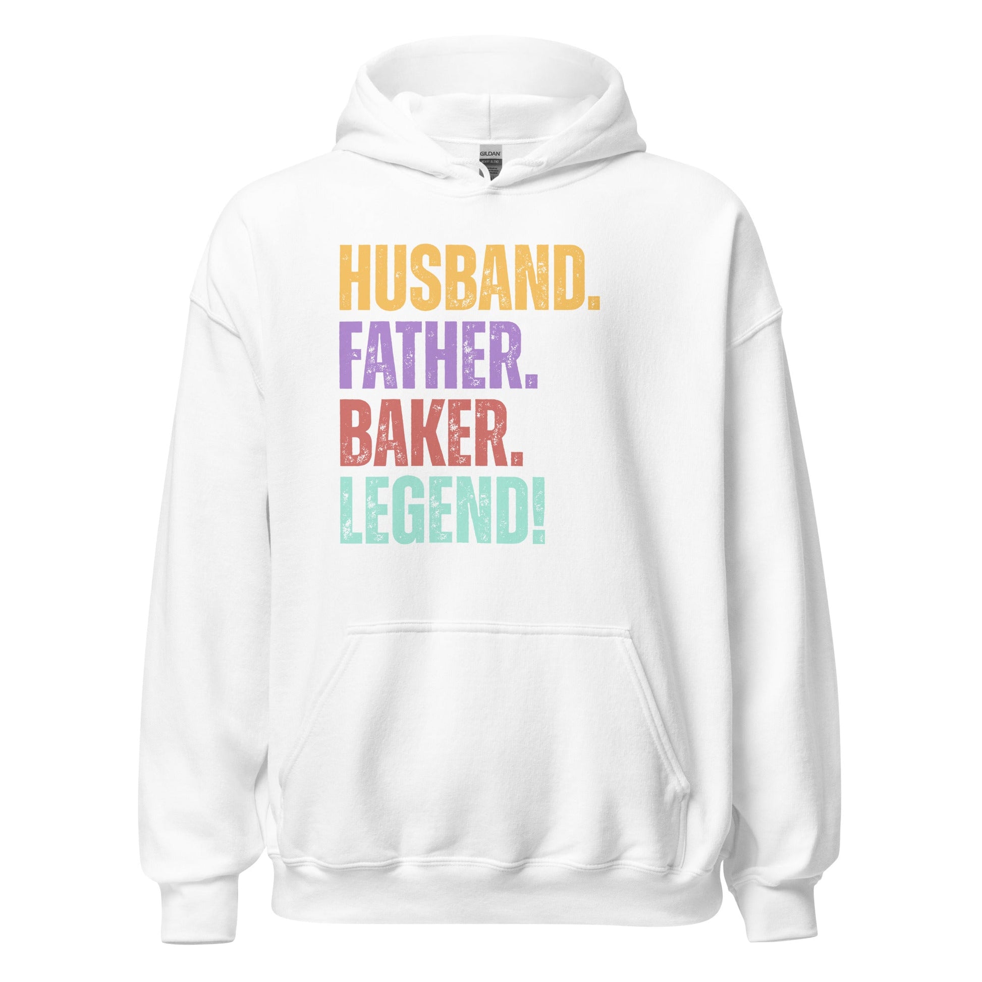 Fun Dad Baker Hoodie Husband Legend Gift Sweatshirt - Inken Image