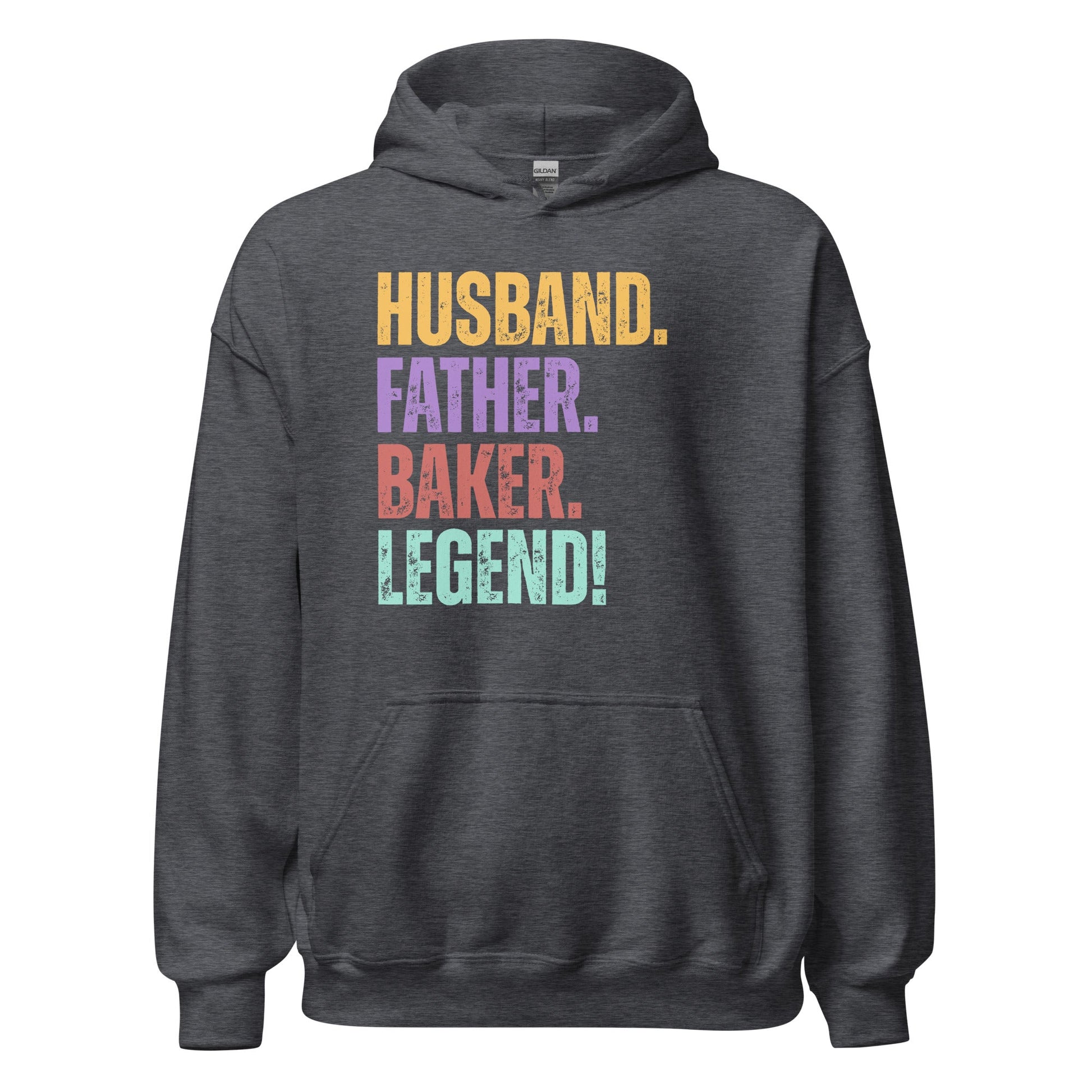 Fun Dad Baker Hoodie Husband Legend Gift Sweatshirt - Inken Image