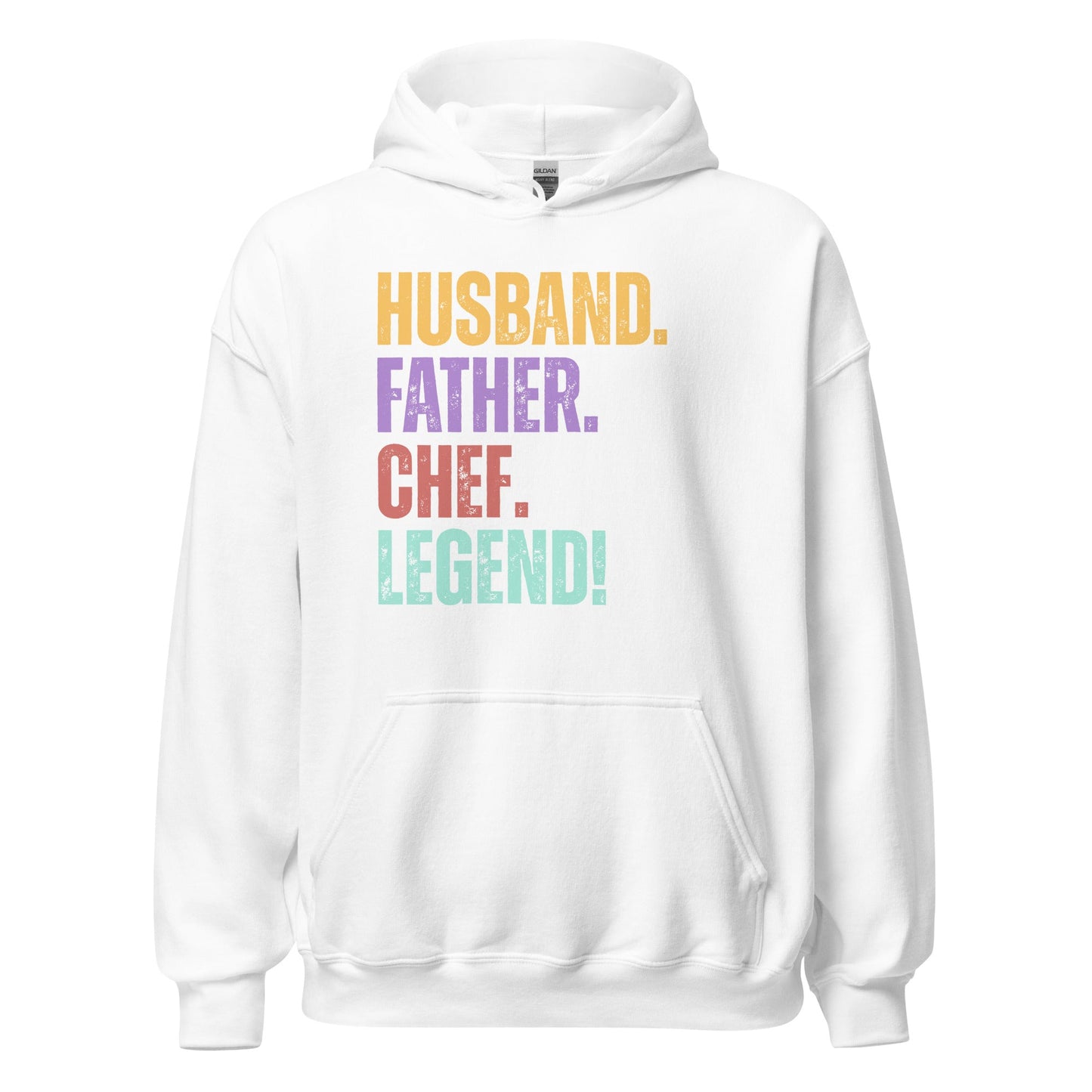 Fun Dad Chef Hoodie Husband Legend Gift Sweatshirt - Inken Image