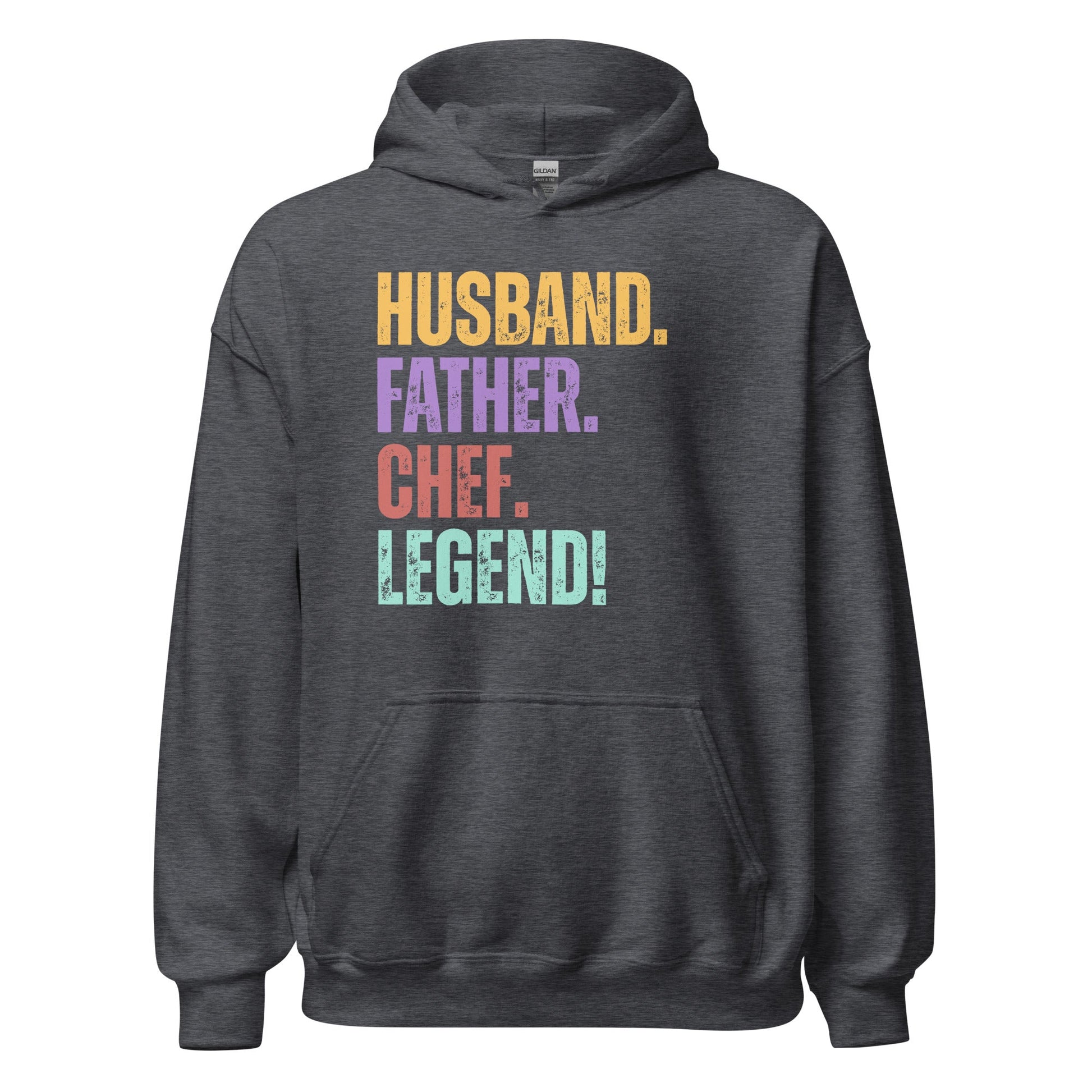 Fun Dad Chef Hoodie Husband Legend Gift Sweatshirt - Inken Image