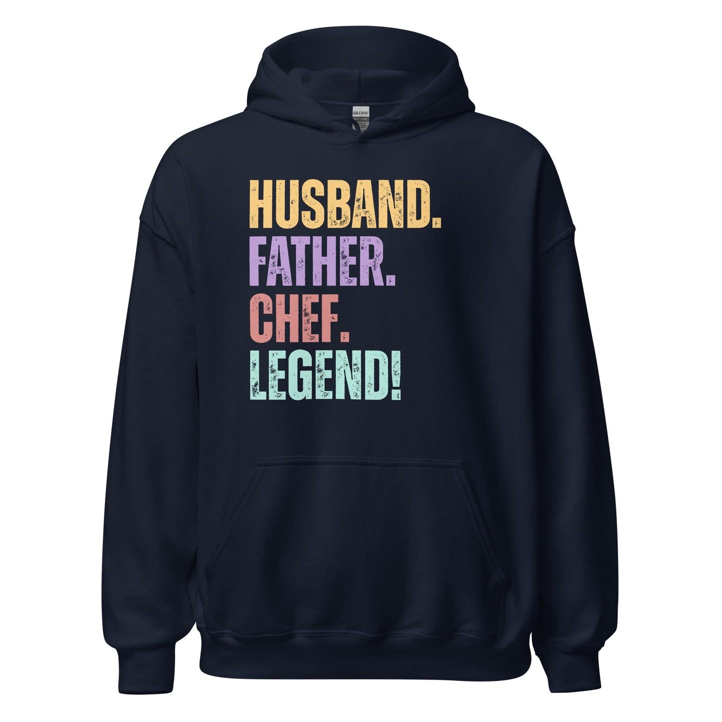Fun Dad Chef Hoodie Husband Legend Gift Sweatshirt - Inken Image