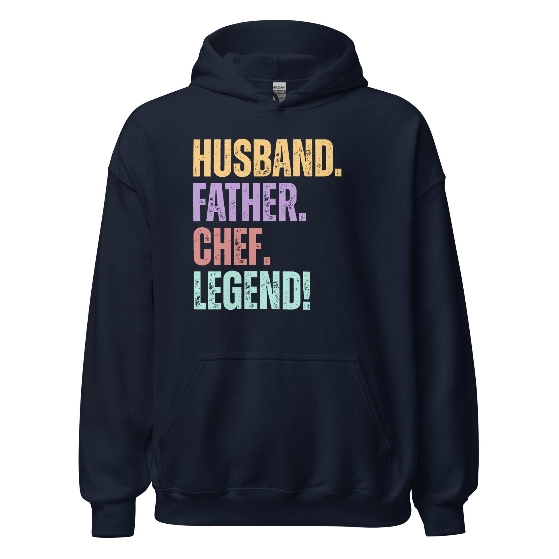 Fun Dad Chef Hoodie Husband Legend Gift Sweatshirt - Inken Image