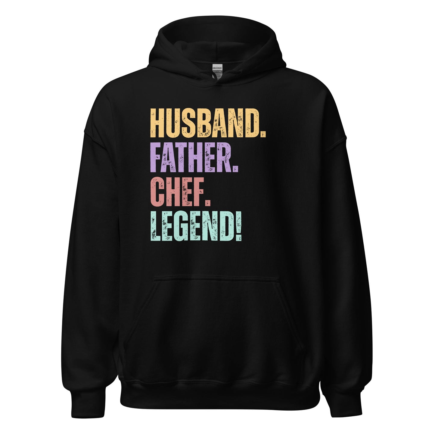 Fun Dad Chef Hoodie Husband Legend Gift Sweatshirt - Inken Image