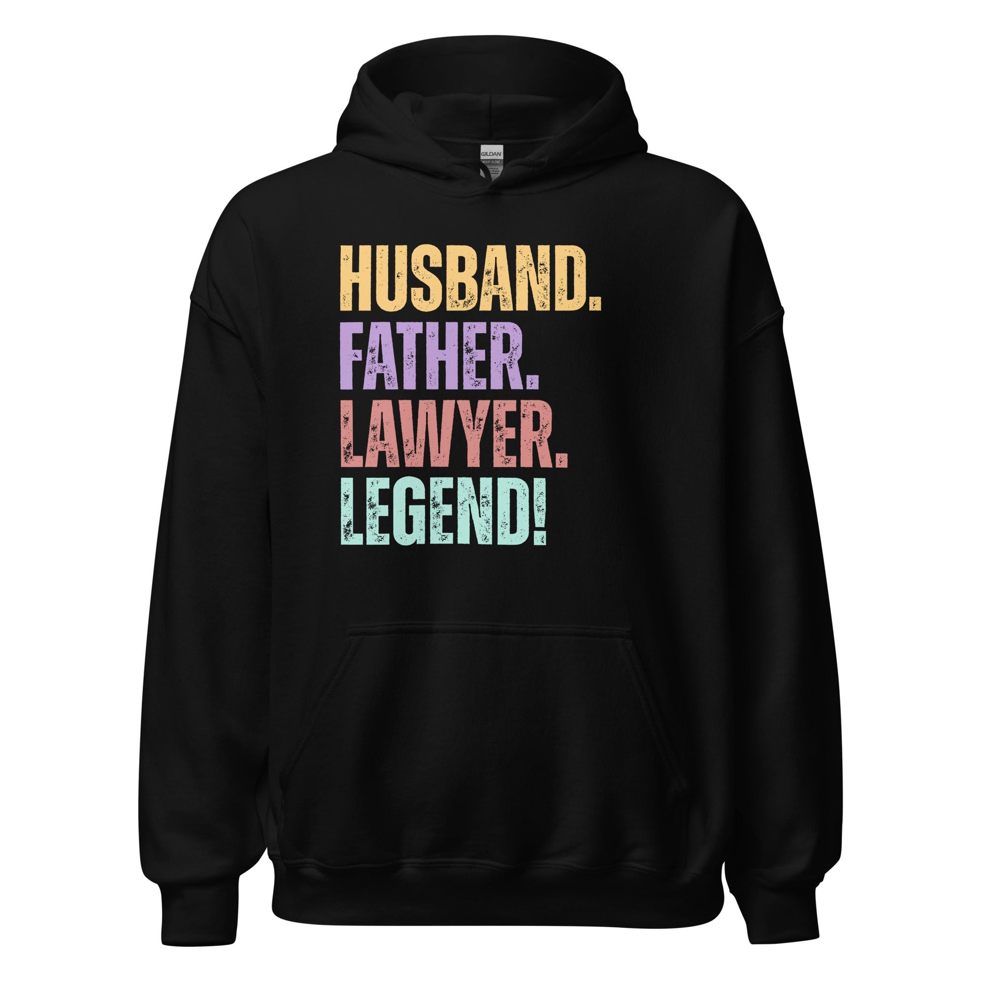 Fun Dad Lawyer Sweatshirt Husband Legend Gift Hoodie - Inken Image