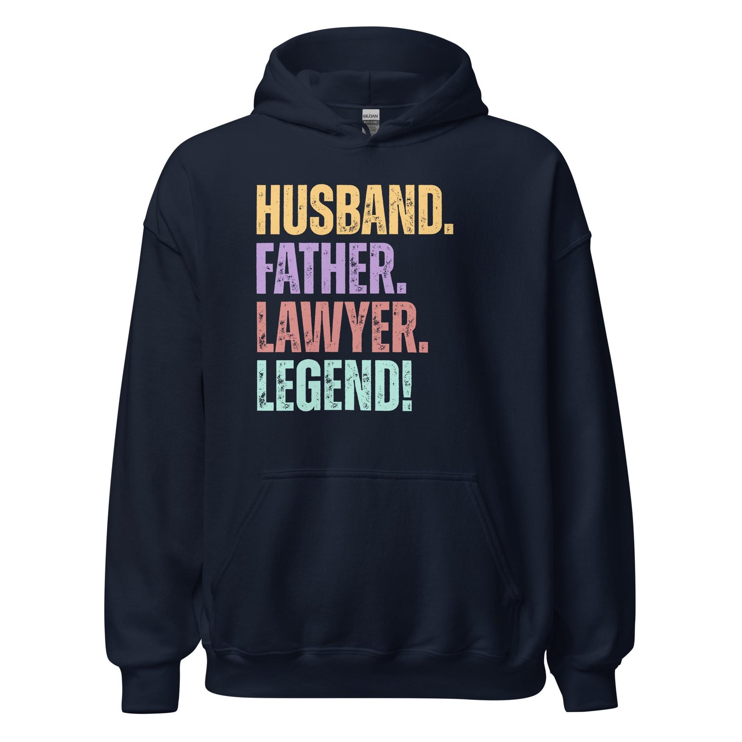Fun Dad Lawyer Sweatshirt Husband Legend Gift Hoodie - Inken Image