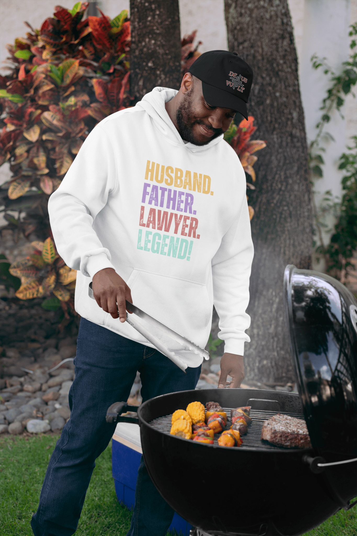 Fun Dad Lawyer Sweatshirt Husband Legend Gift Hoodie - Inken Image