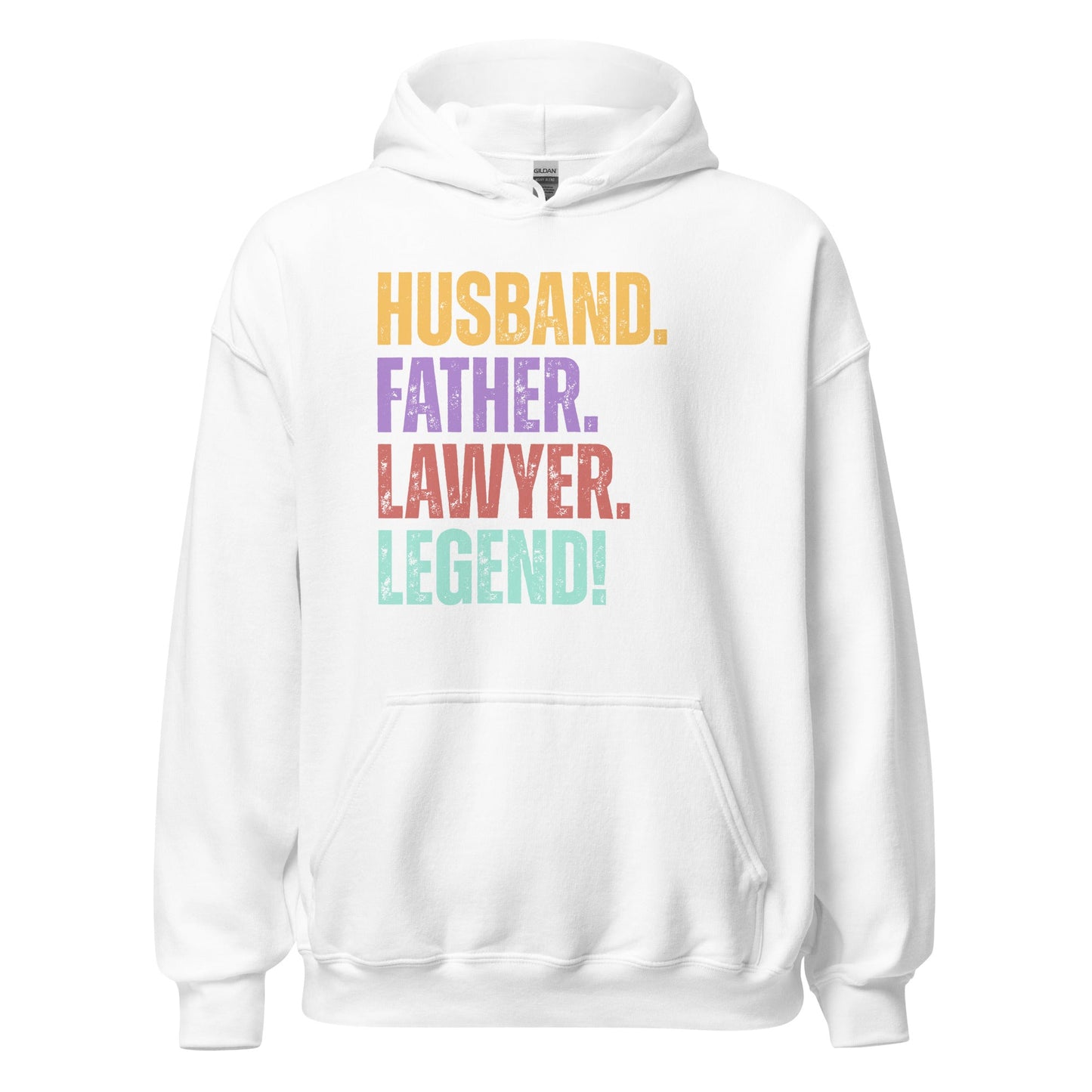 Fun Dad Lawyer Sweatshirt Husband Legend Gift Hoodie - Inken Image
