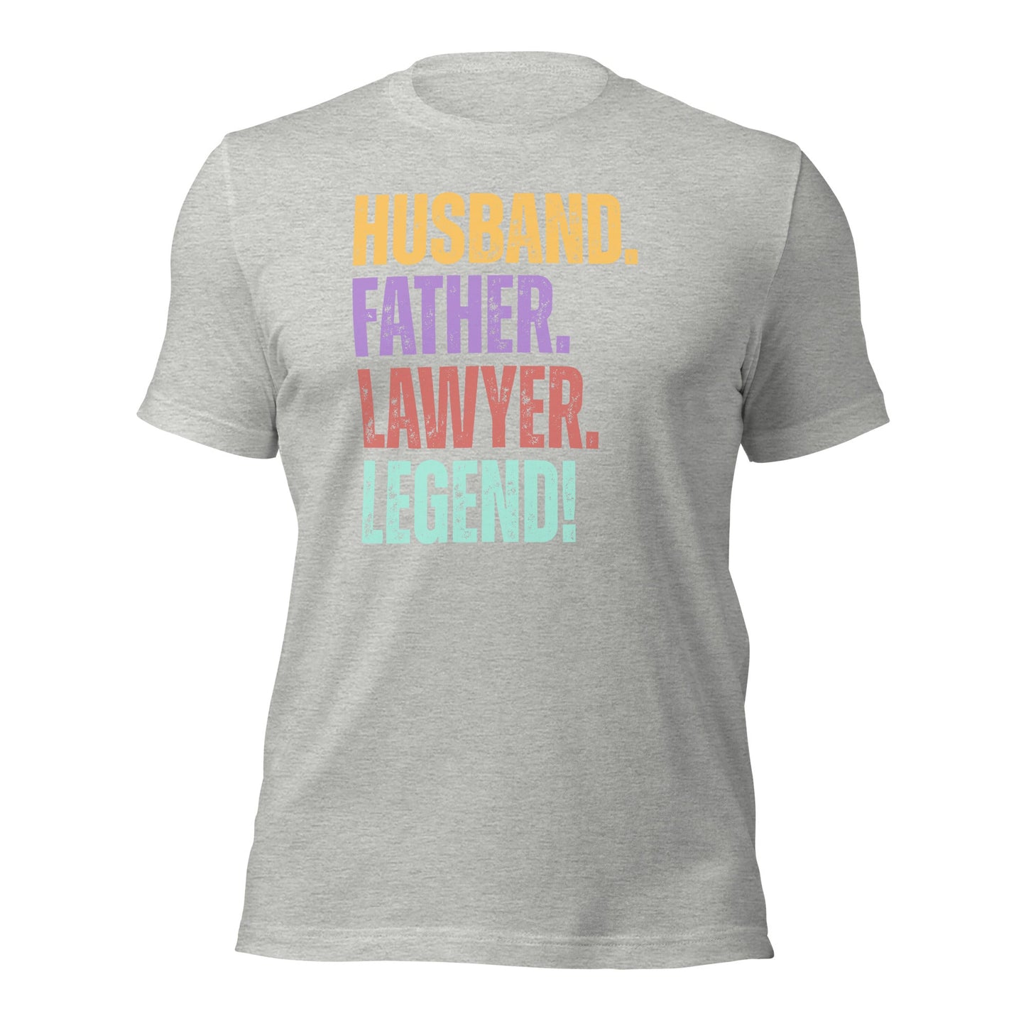 Fun Dad Lawyer T-Shirt Husband Legend Gift Tee - Inken Image
