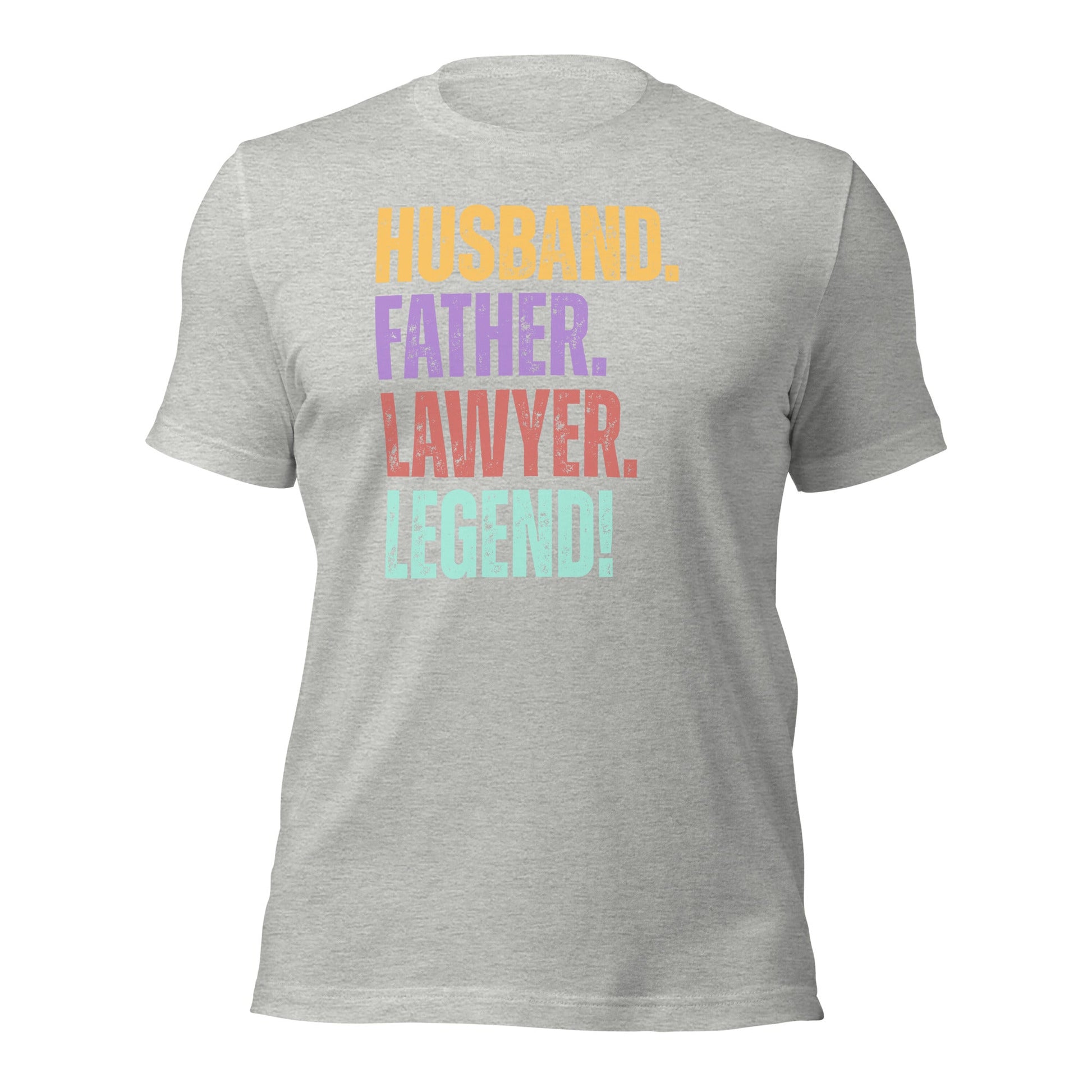 Fun Dad Lawyer T-Shirt Husband Legend Gift Tee - Inken Image