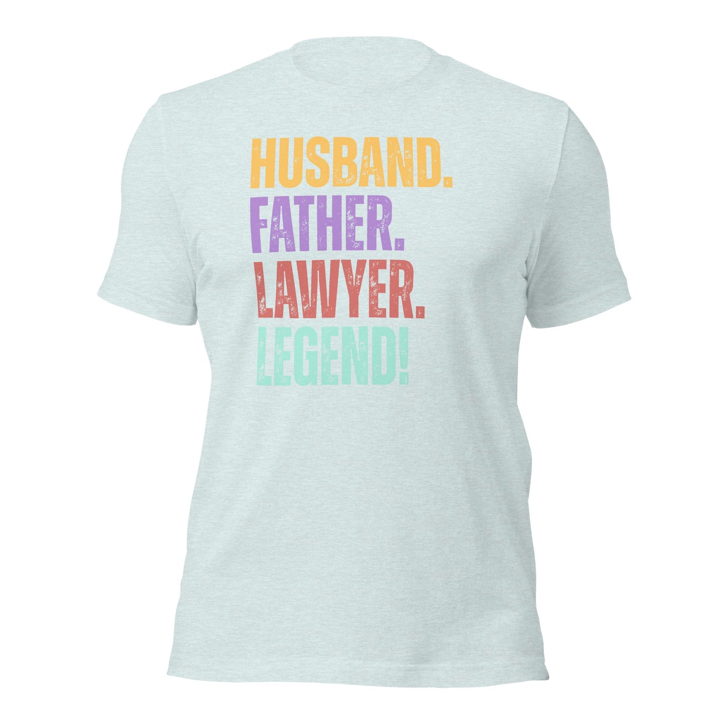 Fun Dad Lawyer T-Shirt Husband Legend Gift Tee - Inken Image