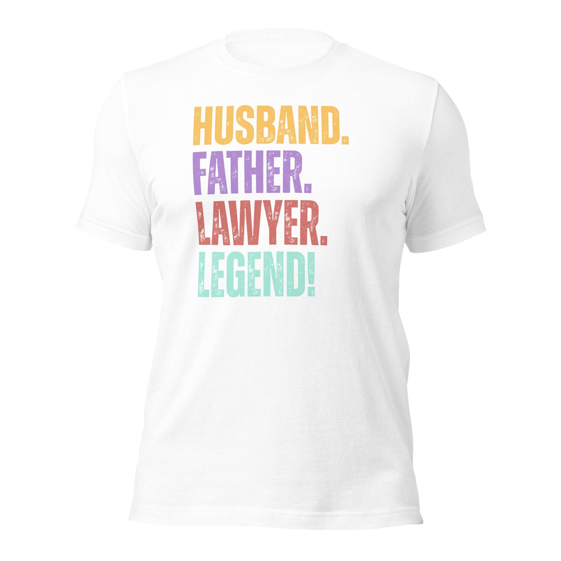 Fun Dad Lawyer T-Shirt Husband Legend Gift Tee - Inken Image