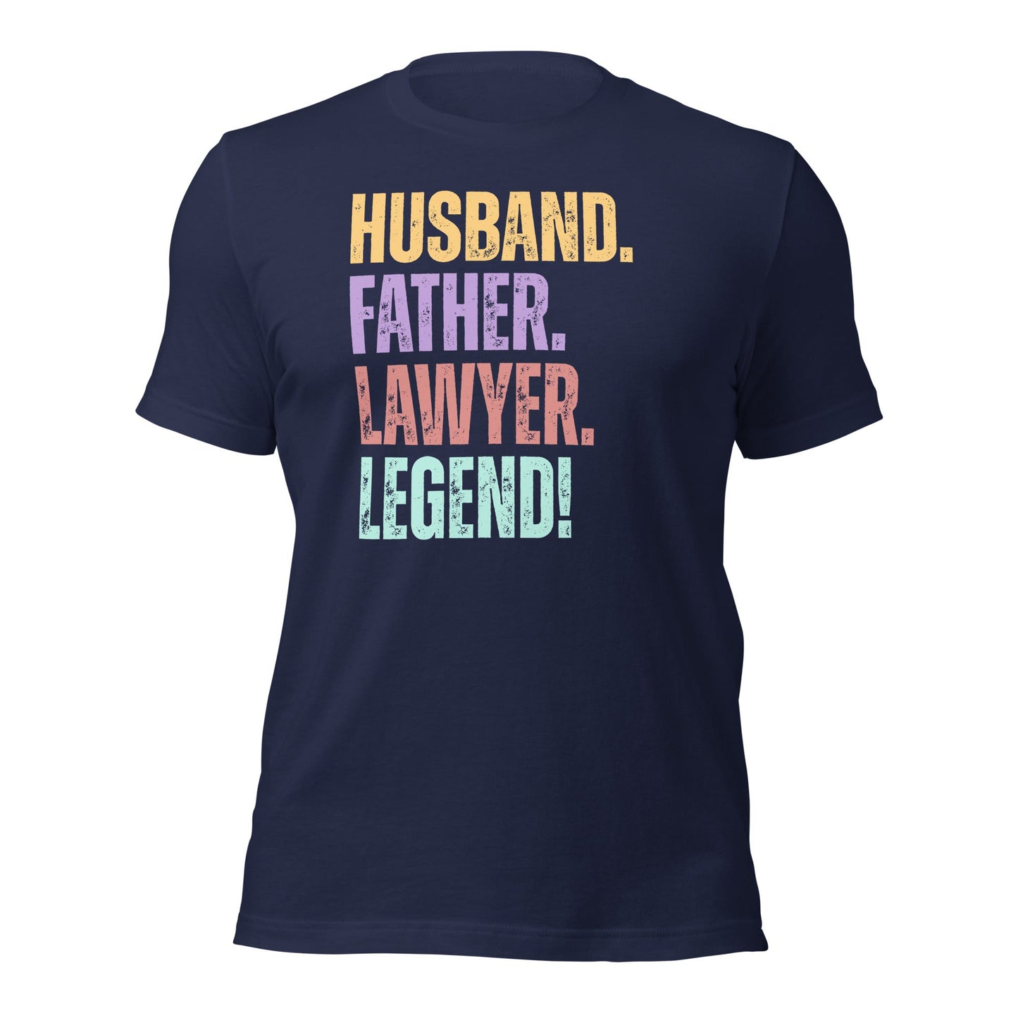 Fun Dad Lawyer T-Shirt Husband Legend Gift Tee - Inken Image