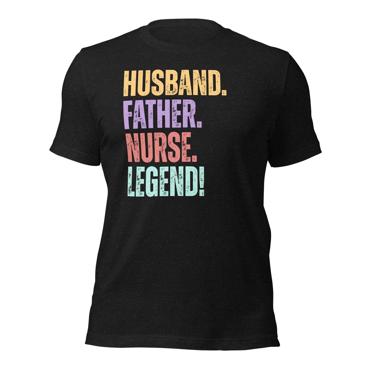 Fun Dad Nurse T-Shirt RN Husband Legend Gift Tee - Inken Image