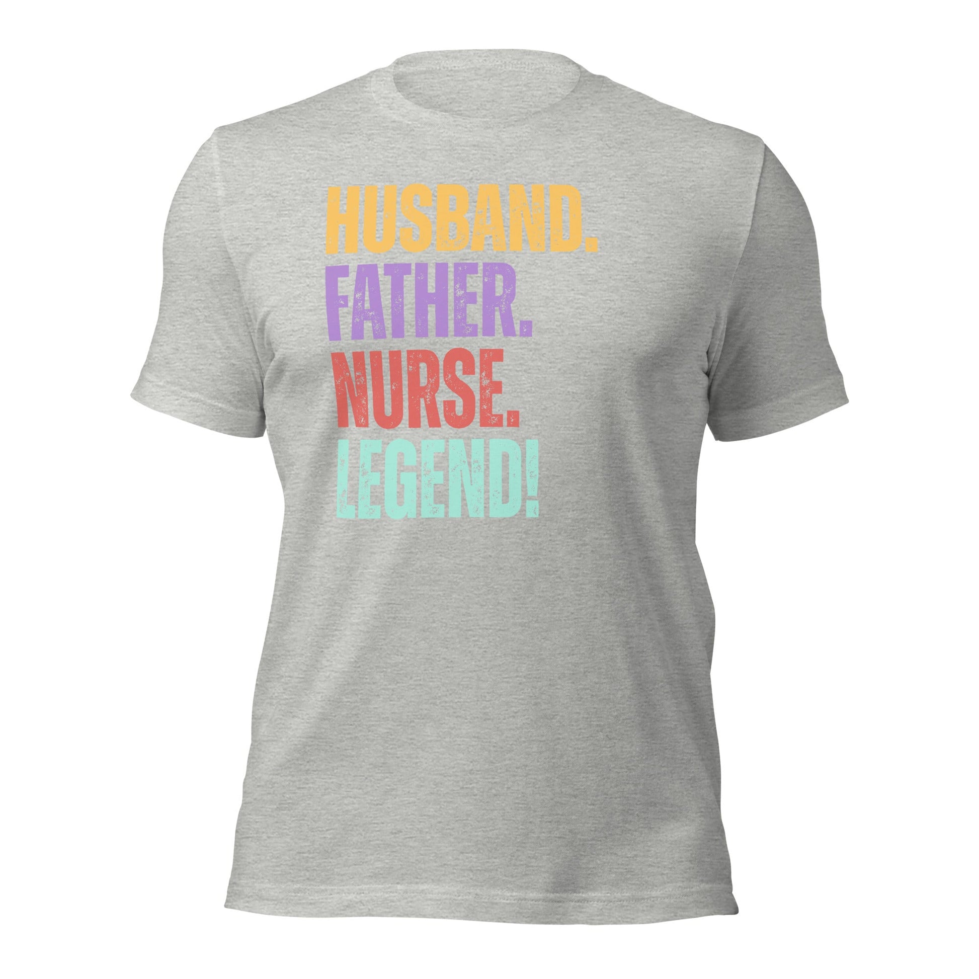 Fun Dad Nurse T-Shirt RN Husband Legend Gift Tee - Inken Image