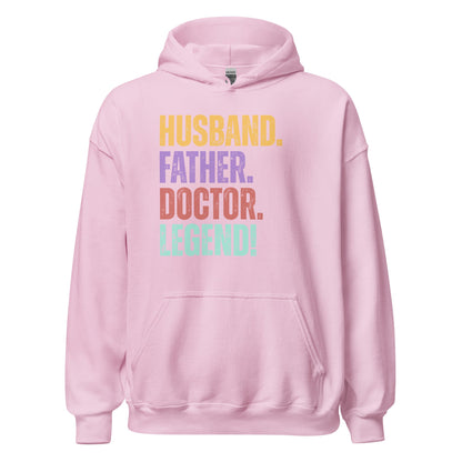 Funny Dad Doctor Hoodie Husband Legend Gift Sweatshirt - Inken Image