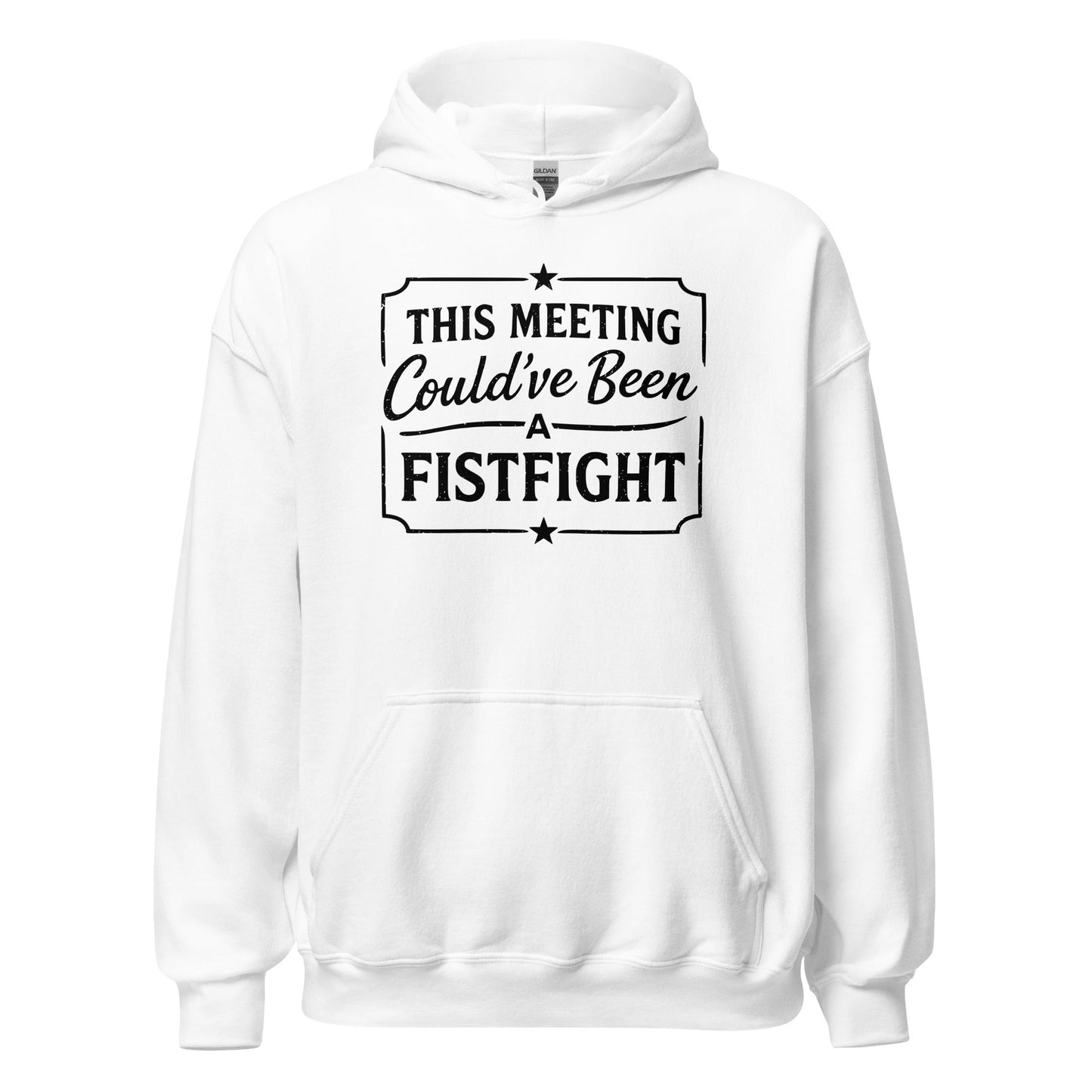 Funny Office Hoodie This Meeting Could’ve Been A Fistfight - Inken Image