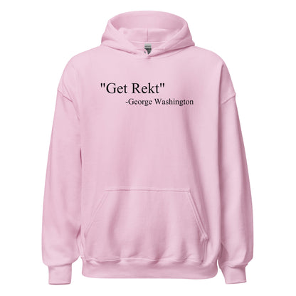 Get Rekt George Washington Quote Parody History Hoodie - Inken Image