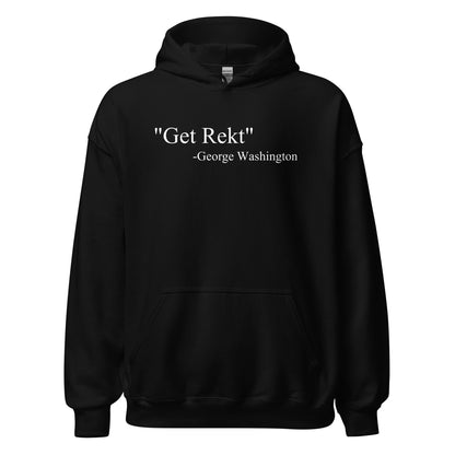 Get Rekt George Washington Quote Parody History Hoodie - Inken Image