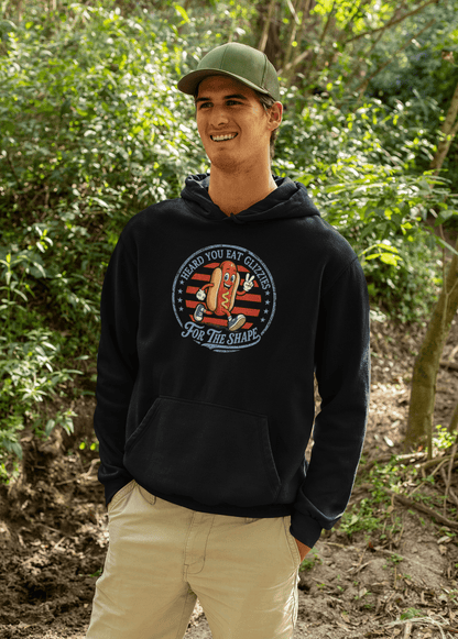 Glizzies For the Shape Hoodie Funny 4th of July BBQ Sweatshirt - Inken Image