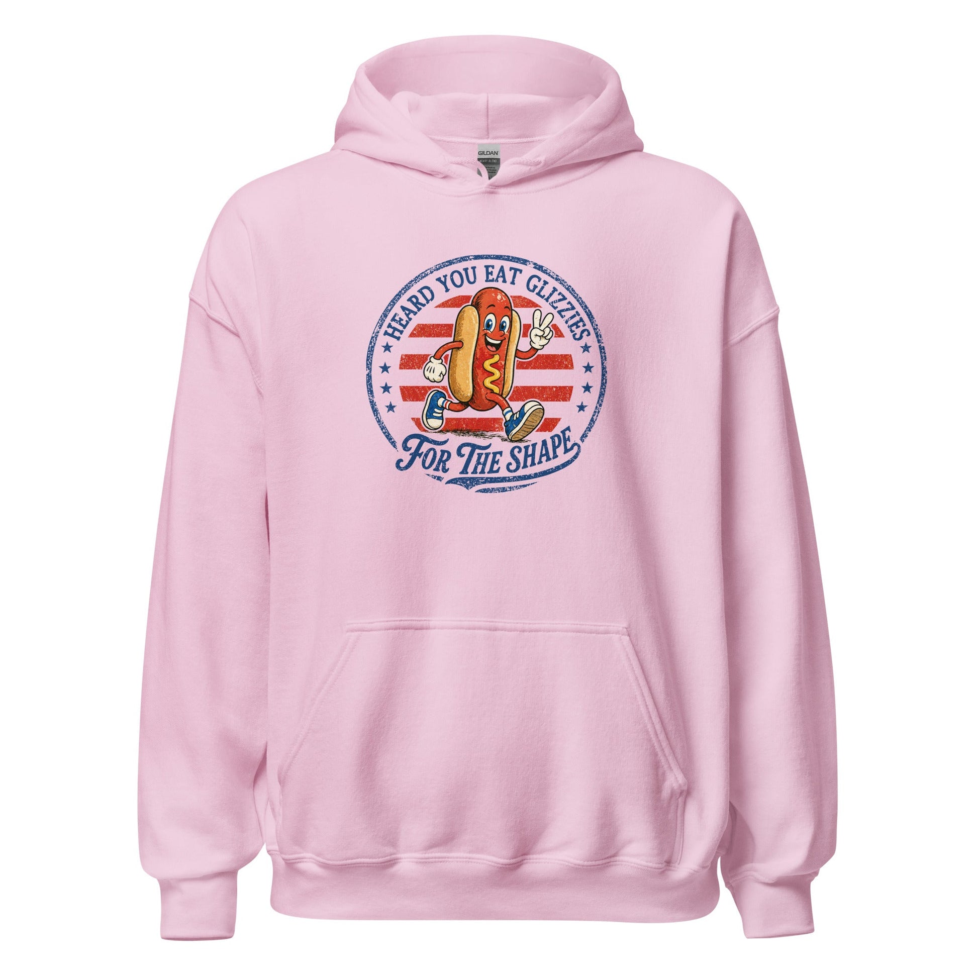 Glizzies For the Shape Hoodie Funny 4th of July BBQ Sweatshirt - Inken Image