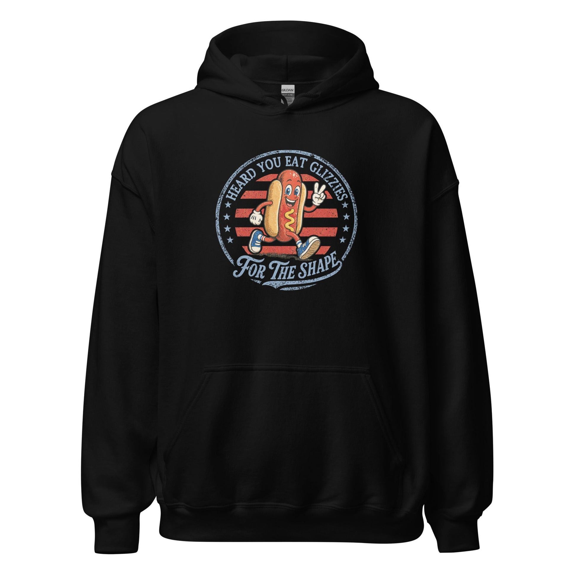 Glizzies For the Shape Hoodie Funny 4th of July BBQ Sweatshirt - Inken Image