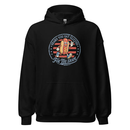 Glizzies For the Shape Hoodie Funny 4th of July BBQ Sweatshirt - Inken Image