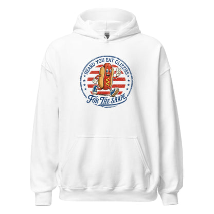 Glizzies For the Shape Hoodie Funny 4th of July BBQ Sweatshirt - Inken Image