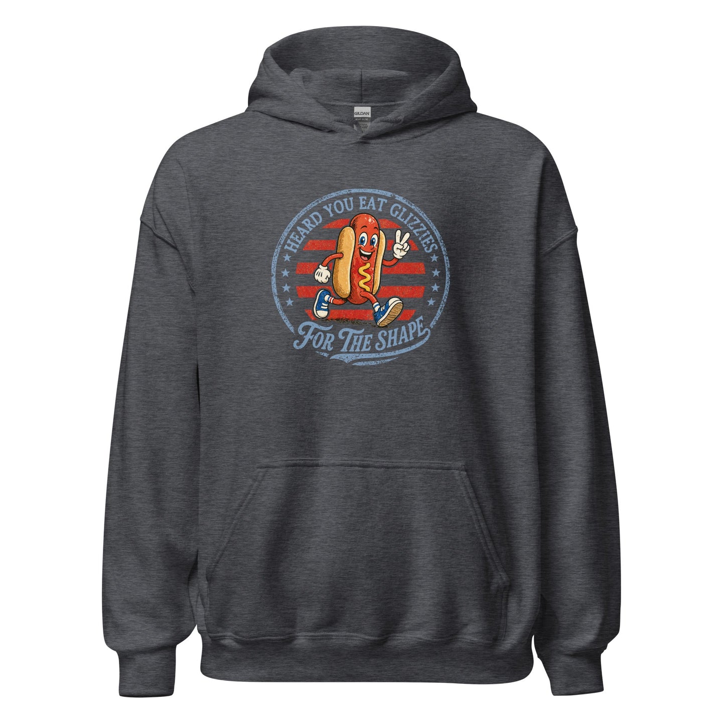Glizzies For the Shape Hoodie Funny 4th of July BBQ Sweatshirt - Inken Image