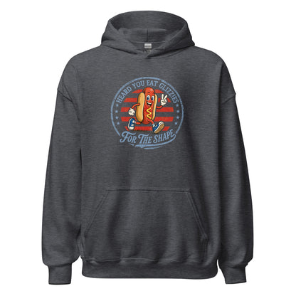Glizzies For the Shape Hoodie Funny 4th of July BBQ Sweatshirt - Inken Image