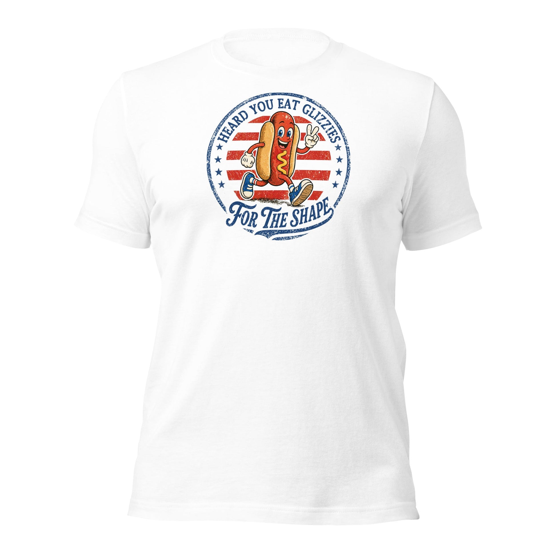 Glizzies For the Shape Shirt Funny 4th of July BBQ Tee - Inken Image