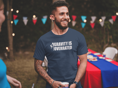 Gravity Is Overrated Climber T-Shirt - Inken Image