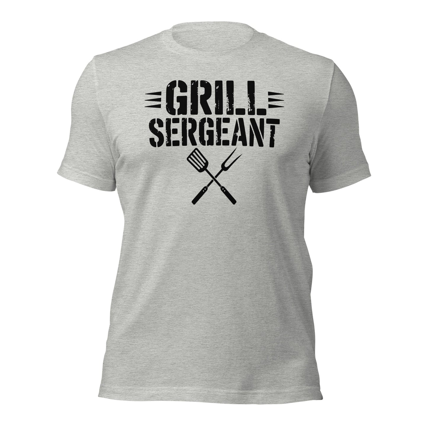 Grill Sergeant Funny BBQ Shirt, Meat Lover Tee Outdoor Grill Master T-shirt - Inken Image