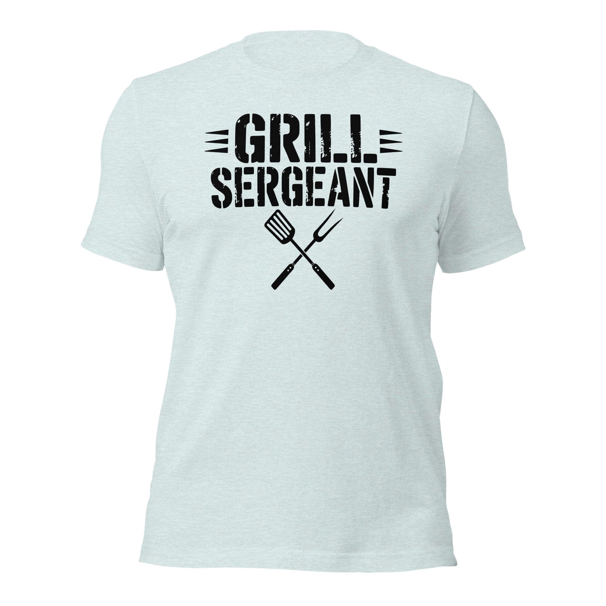 Grill Sergeant Funny BBQ Shirt, Meat Lover Tee Outdoor Grill Master T-shirt - Inken Image