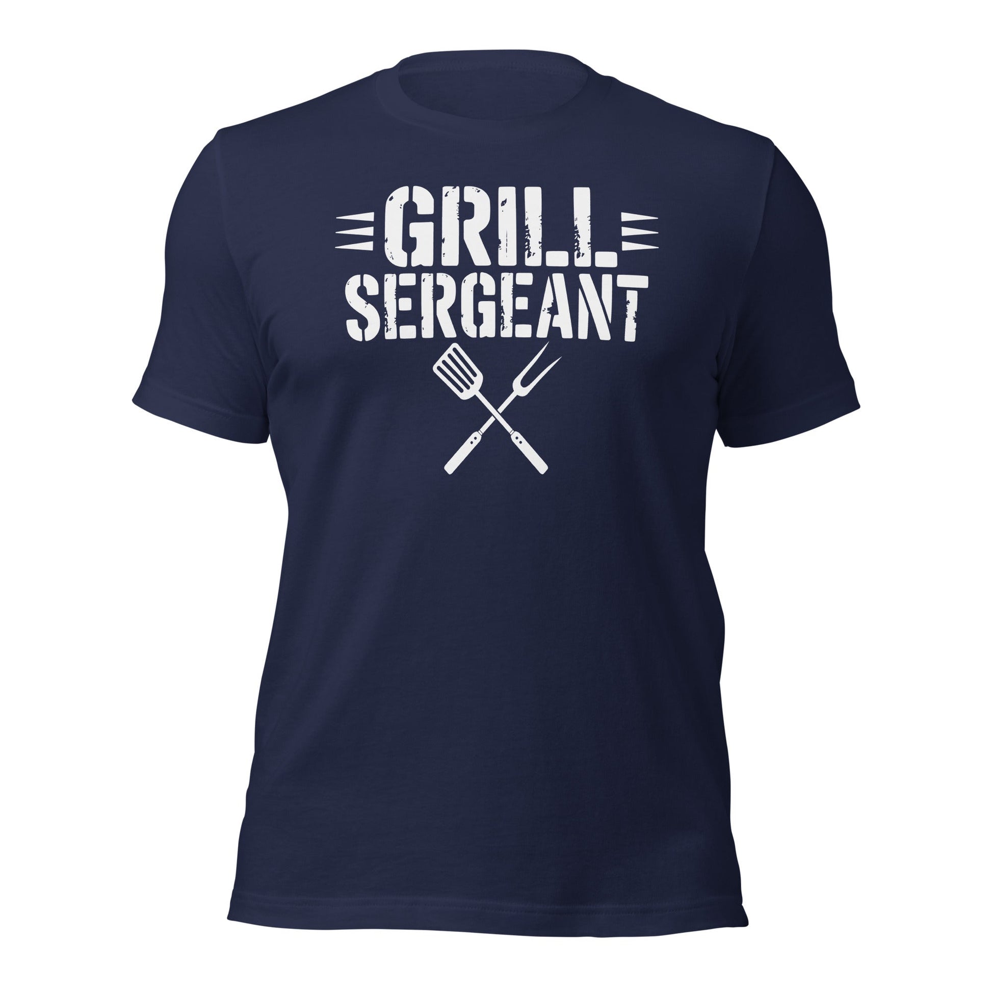 Grill Sergeant Funny BBQ Shirt, Meat Lover Tee Outdoor Grill Master T-shirt - Inken Image