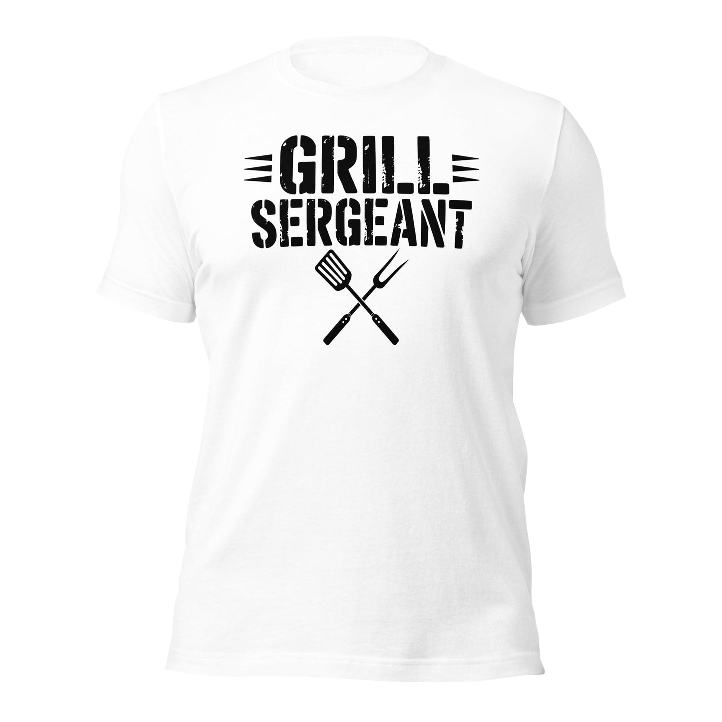 Grill Sergeant Funny BBQ Shirt, Meat Lover Tee Outdoor Grill Master T-shirt - Inken Image