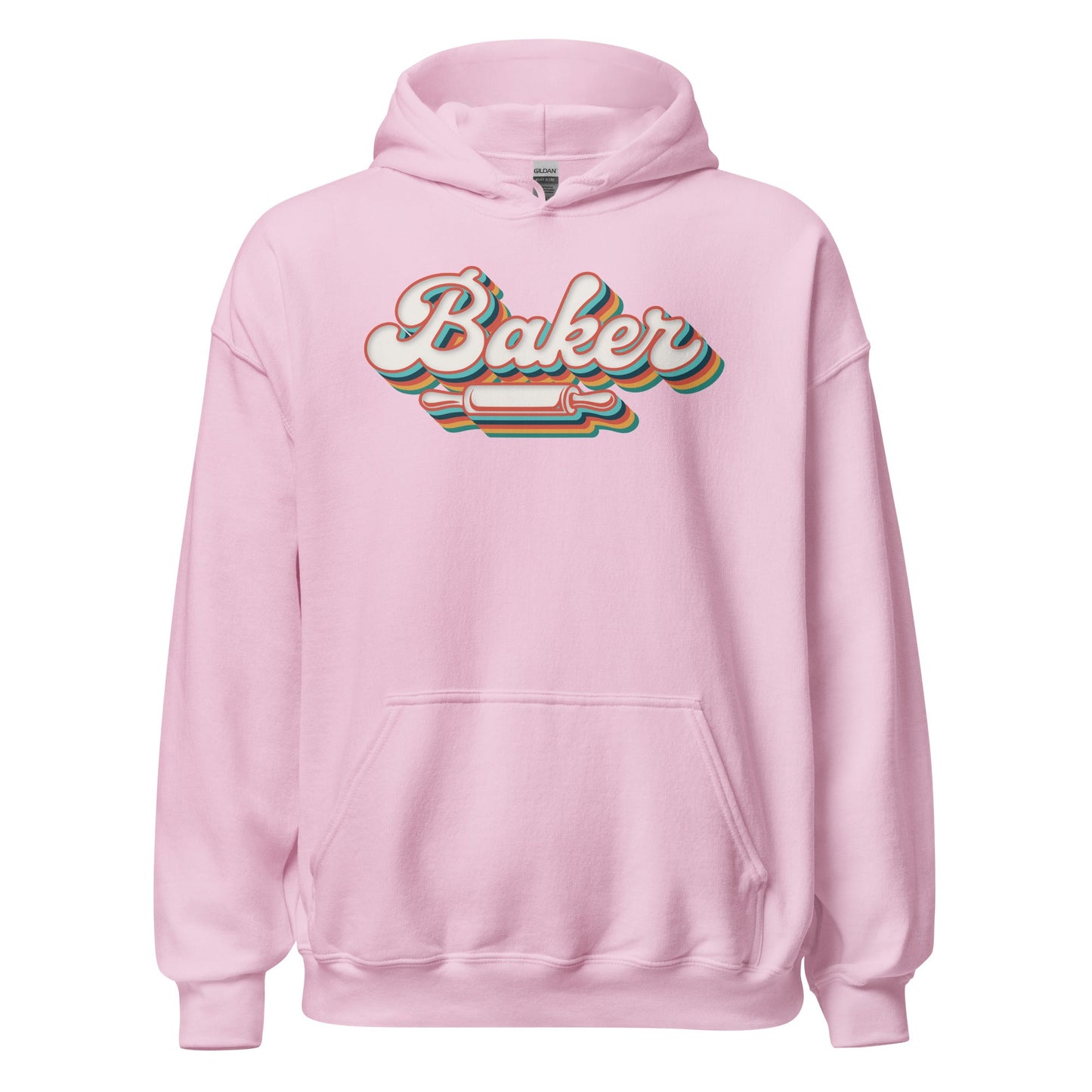 Groovy Baker Hoodie Funny Retro Baking Sweatshirt - Inken Image